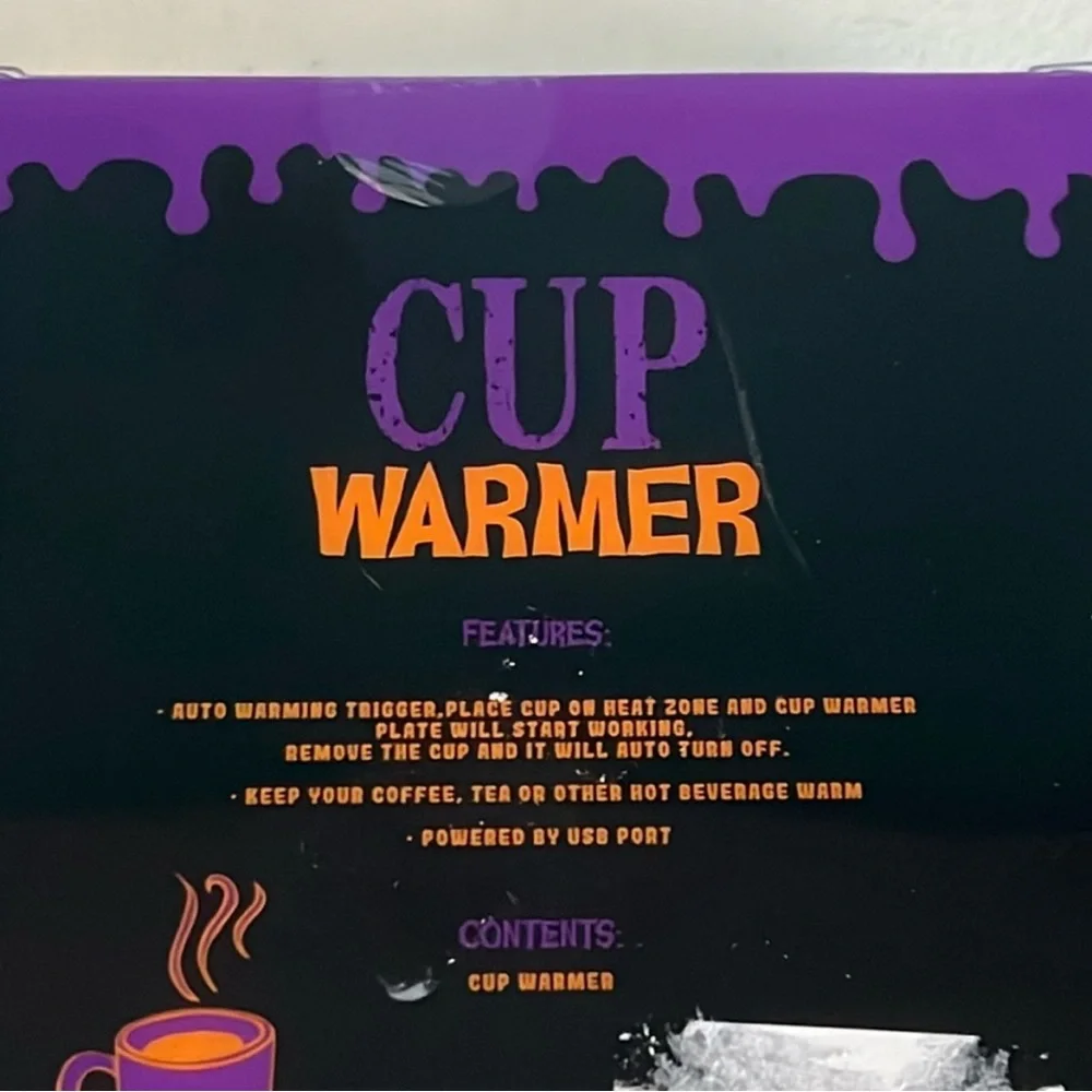 NWT Vivitar Pumpkin Halloween Cup Warmer USB 3 for $20